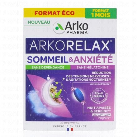 Arkorelax - Sommeil & Anxiété x30 comprimés