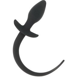 Anal Plug 28cm Silicone Noir 1pc