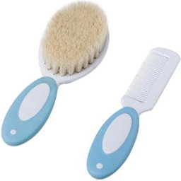 brosse à poils naturels et peigne
