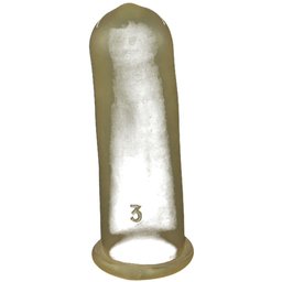 Pharmex® Doigtiers en caoutchouc taille 3