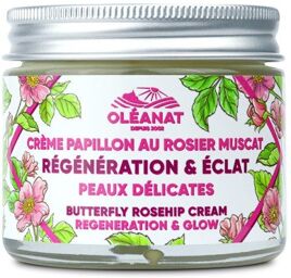 Oléanat Crème Papillon au Rosier Muscat – Régénération & Éclat (Peaux Délicates) - 50ml
