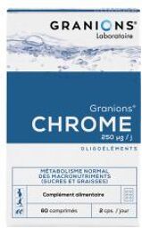 Chrome 250 µg 60 Comprimés - Boîte 60 comprimés