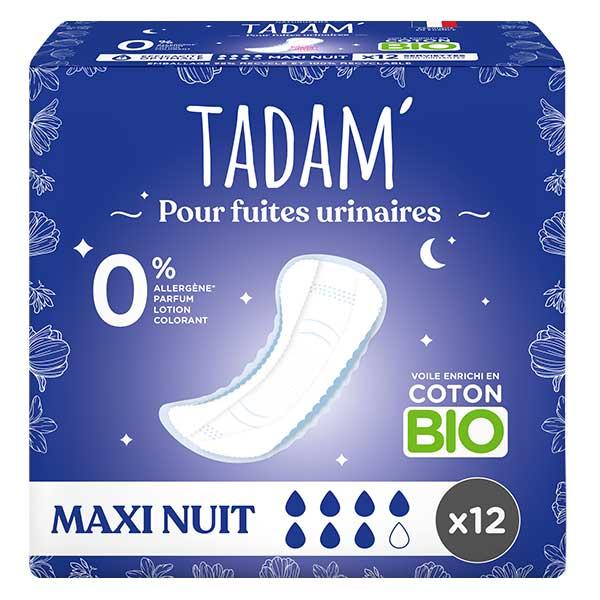 Fuites Urinaires Serviette Maxi Nuit 12 unités