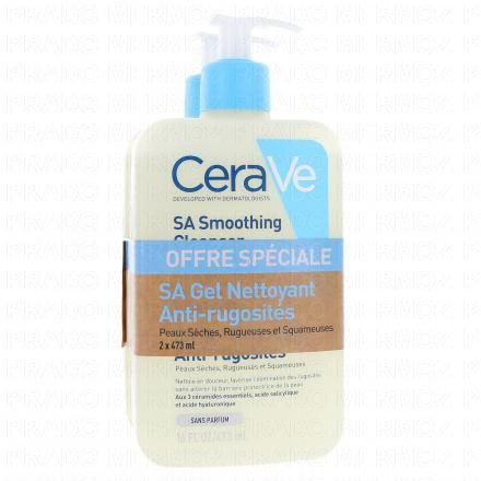 SA Gel nettoyant anti-rugosités lot 2 x 473ml