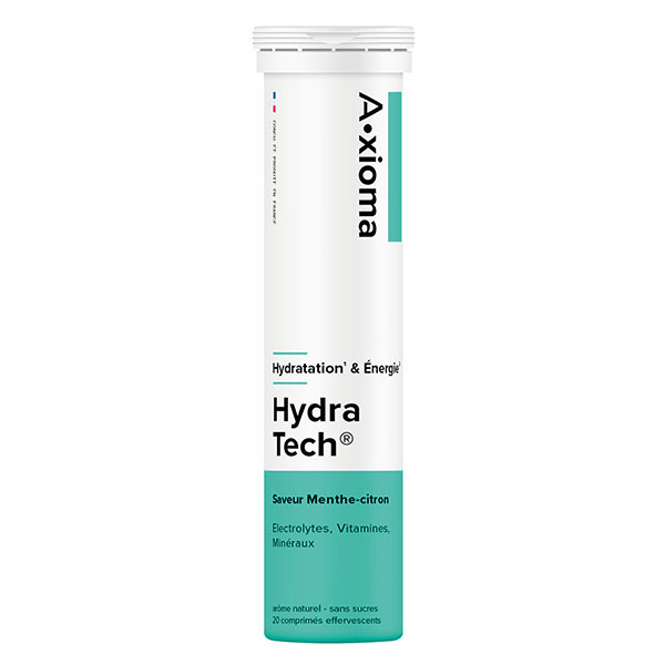 Aragan - HydraTech® Citron-Menthe - Hydratation et Energie - 20 comprimés effervescents