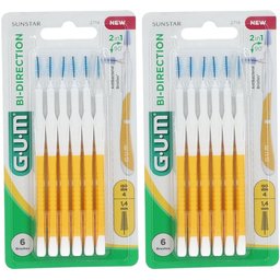 Gum® Bi-Direction Brossette interdentaire conique fine 1,4 mm