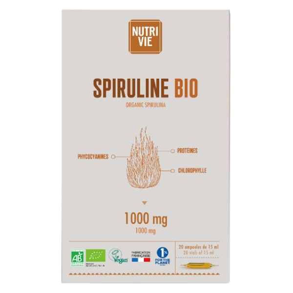 Spiruline Bio 20 ampoules