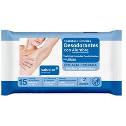 Salustar Déodorant Lingettes Humides 15pcs