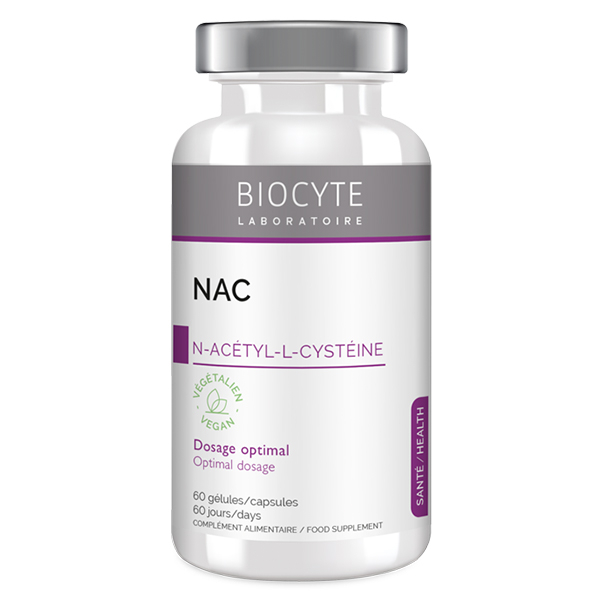 Santé NAC N-acétyl-Lcystéine Antioxydant 590 mg 60 gélules végétales