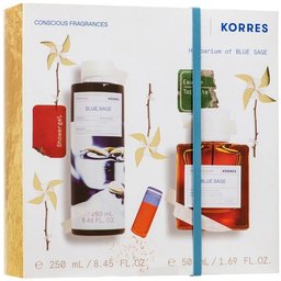 Korres - Coffret Promo Blue Sage Eau de Toilette & Gel Douche