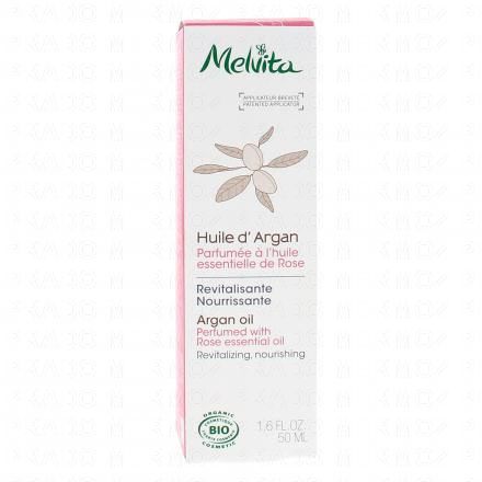 Huile de beauté - Huile d'argan parfumée à la Rose 50ml