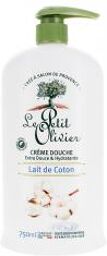 Crème Douche Lait de Coton 750 ml - Flacon-Pompe 750 ml