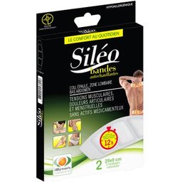 Siléo Bandes Auto Chauffantes 29x9cm 2uts