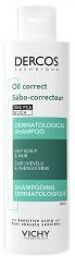 Dercos Shampoing Dermatologique Sebo-Correcteur Cheveux Gras & Cuir Chevelu 200 ml - Flacon 200 ml