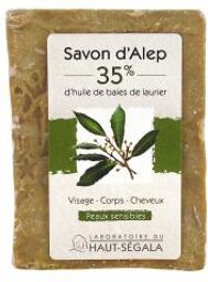 Savon d'Alep Pain de 35% Huile de Baies de Laurier - Pain 200 g