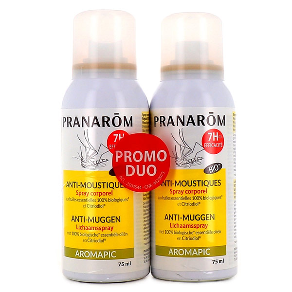 Aromapic Spray Anti-Moustiques Bio Lot de 2 x 75ml