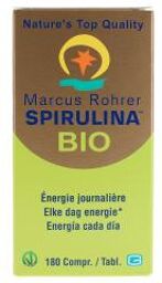 Marcus Rorher Spiruline Recharge 180 Comprimés Bio - Boîte 180 comprimés