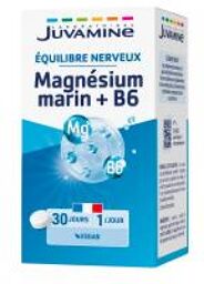 Magnésium Marin Vitamine B6 Équilibre Nerveux 30 Comprimés - Boîte 30 comprimés