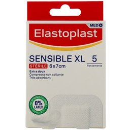 Sensible XL Stérile 6x7cm 5 Pansements
