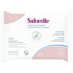Saforelle®  Lingettes Intimes Fraîcheur & Douceur