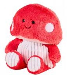 Cozy Peluches Champignon Rose Bouillotte Déhoussable - Sac
