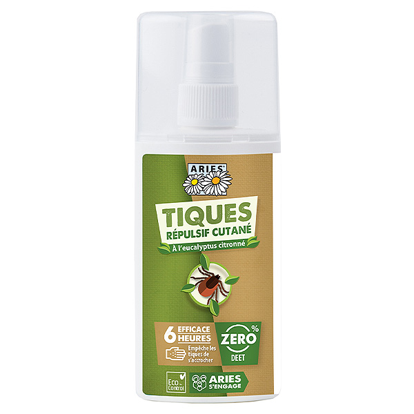 Rampants Tiques Spray Répulsif Cutané 100ml