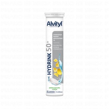 Hydrink 50+ Arôme Citron x20 Comprimés Effervescents