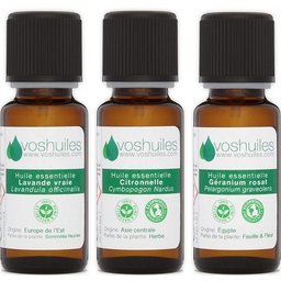 Kit « Insectes, Moustiques, Guêpes, Fourmis... » 3 Huiles Essentielles