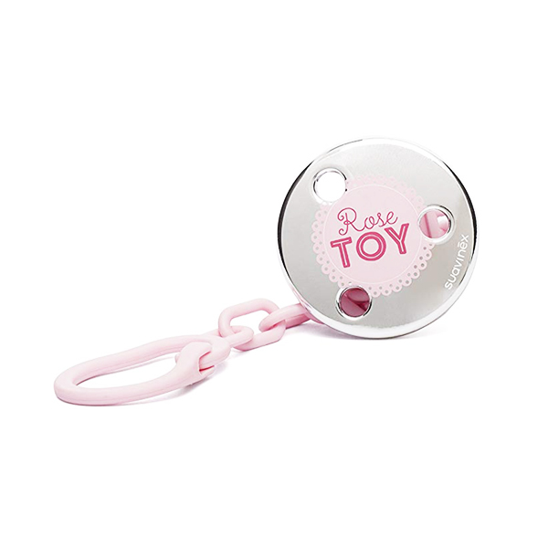 Attache Sucette Bijou Rose Toy