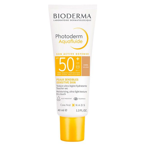 Photoderm Aquafluide crème solaire SPF50+ Dorée 40ml