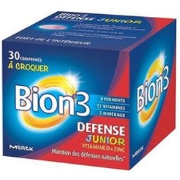 3 Junior 30 Comprimés À Croquer