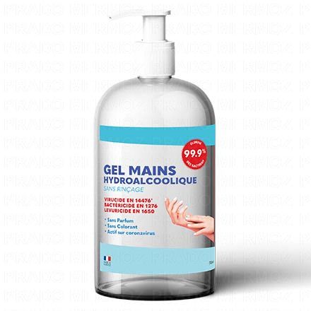 Gel Mains Hydroalcoolique 500ml