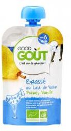 Brassé Poire Vanille dès 6 Mois Bio 90 g - Gourde 90 g