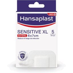 Sensitive XL Pansements stériles 6x7cm 5uds