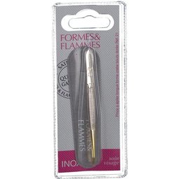 Formes Et Flammes Pince À Epiler Bouts Dorés Forme Crabe Longue