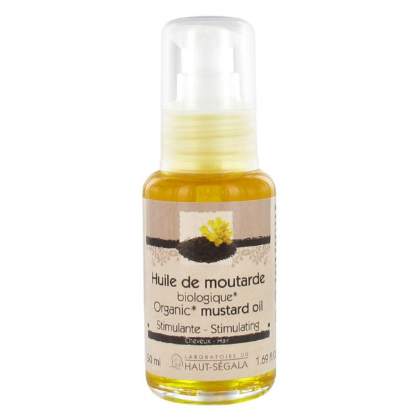 Haut-Ségala Huile de Moutarde Bio Stimulante Cheveux 50ml