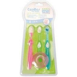 set d'apprentissage de brosse à dents 3 pcs