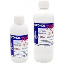 alcool 70 une bouteille de 500 ml