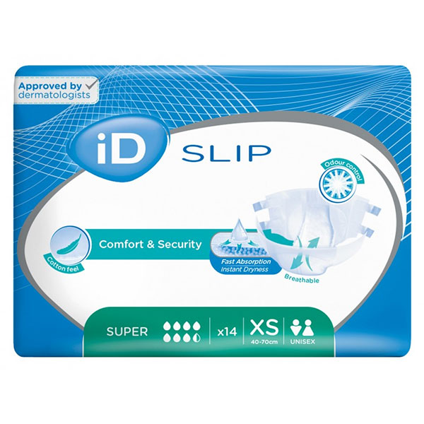Slip Incontinence Change Complet Super Taille XS 14 protections