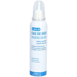 Care+ Eau de mer Hygiène du nez isotonique - Adultes et enfants dès 6 ans - 125 ml
