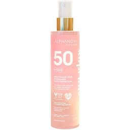 Huile solaire rose scintillante Spf50 aux huiles bio