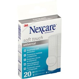 Nexcare™ Soft Touch Universal 3 tailles de pansements