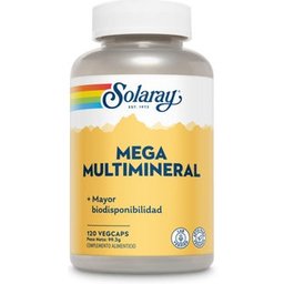 Mega Multi Mineral 120 capsules végétales Mega Multi Mineral 120