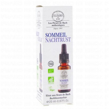 ELIXIRS & CO Fleur de Bach composition Sommeil bio 20ml