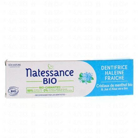Dentifrice haleine fraiche bio 75ml