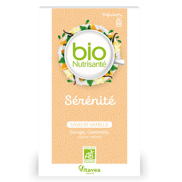 - BioNutrisanté - Infusion Sérénité - Saveur Vanille - 20 sachets
