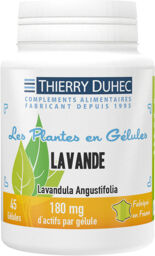 Lavande 180 mg : Conditionnement - 180 gélules