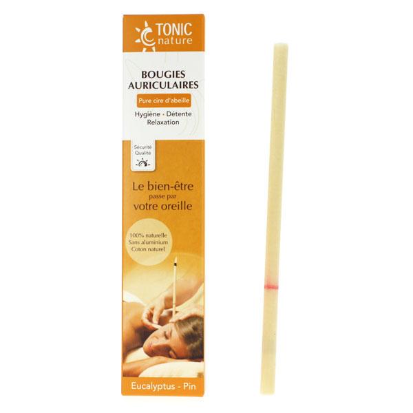 Bougie Auriculaires Eucalyptus-Pin 2 unités