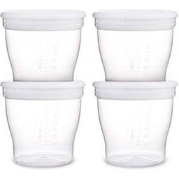 Depósitos Para Leche Y Comida 180ml 4u *