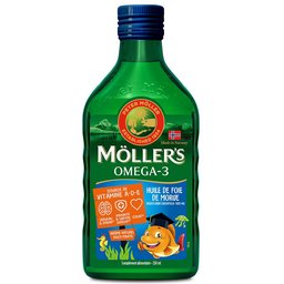 Möller’s - Oméga-3 Huile de foie de morue arome multi fruit